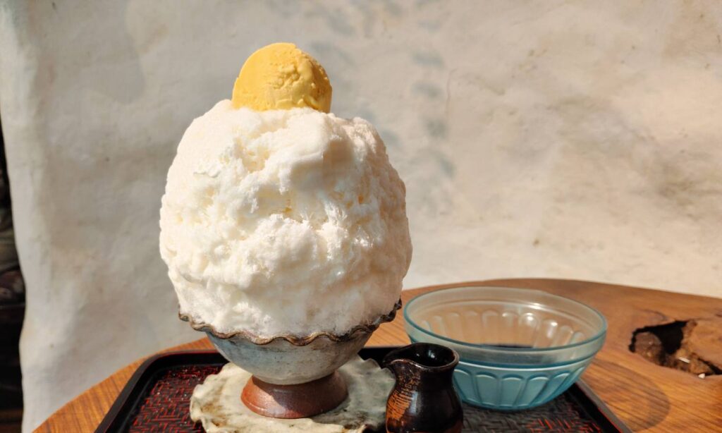 【中津市】癒しカフェ『陶cafeしきろ庵』で、夏のかき氷時間。