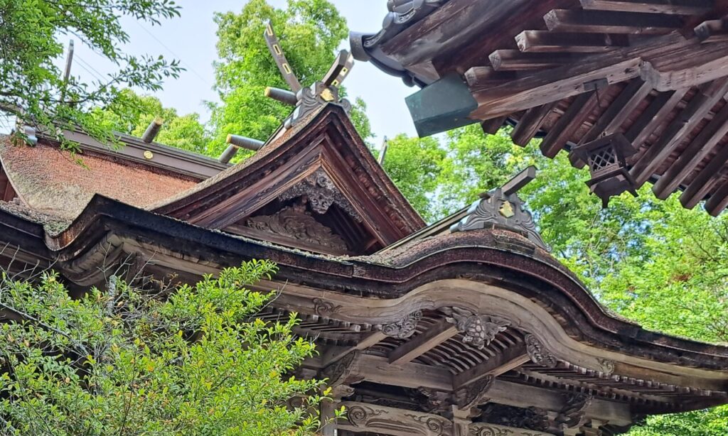【豊前市】江戸時代に再建された本殿と宇佐神宮ゆかりの勅使井『大富神社』