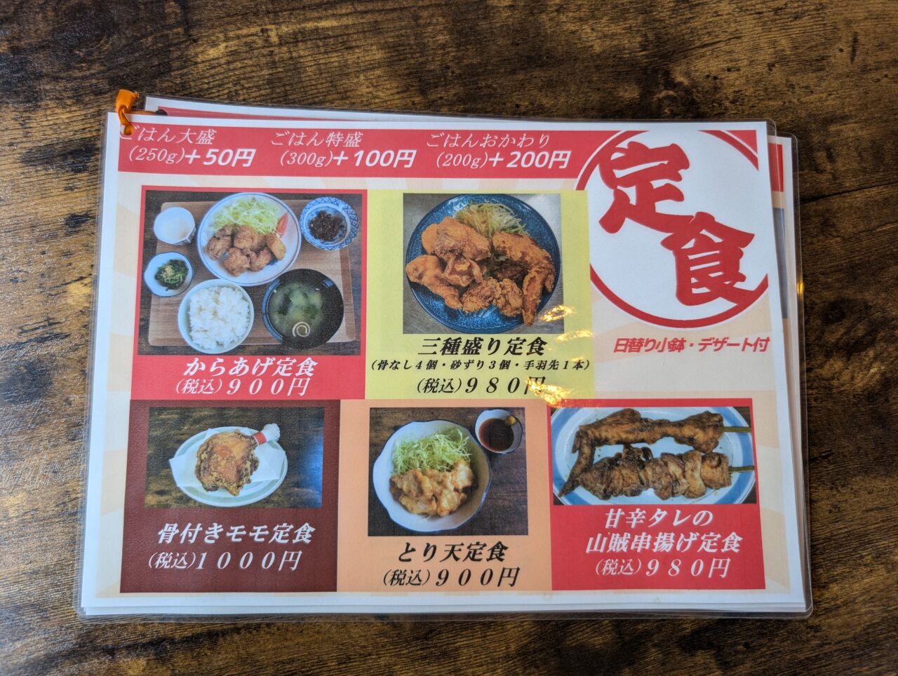 メニュー