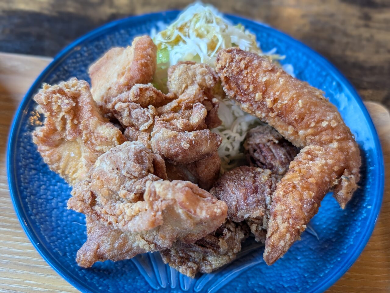 【中津市】山国産米粉を使った『農家食堂やまくに』の米粉からあげはからっとヘルシーです。