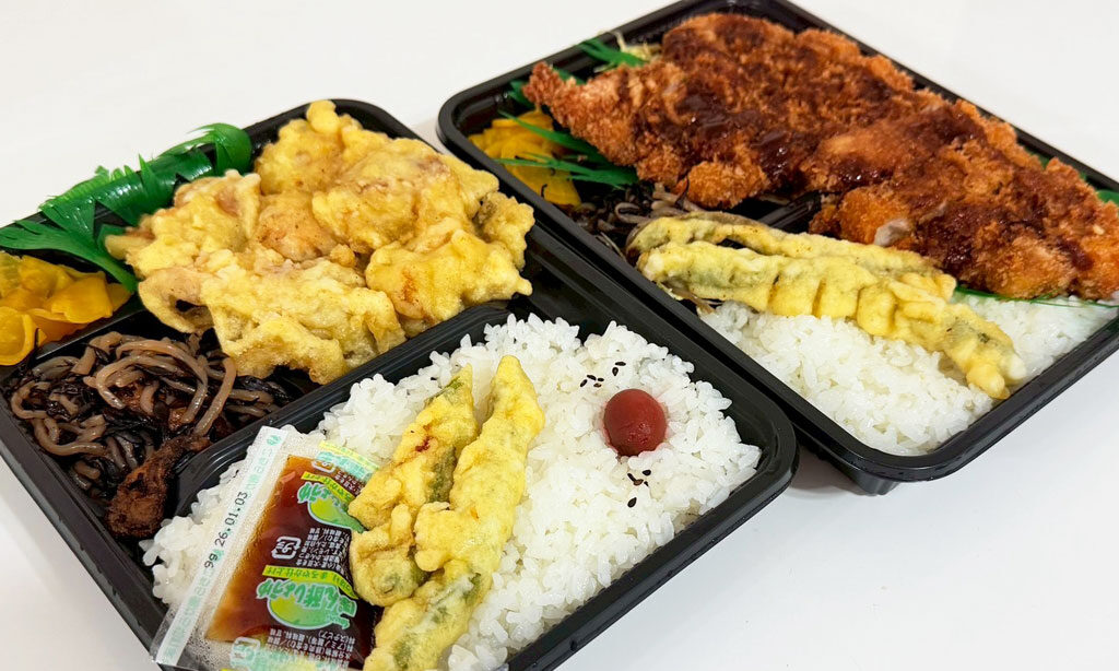 【中津市】ボリューム満点の手作り弁当が大人気!『おべんと屋』の「トンカツ弁当」「とり天弁当」
