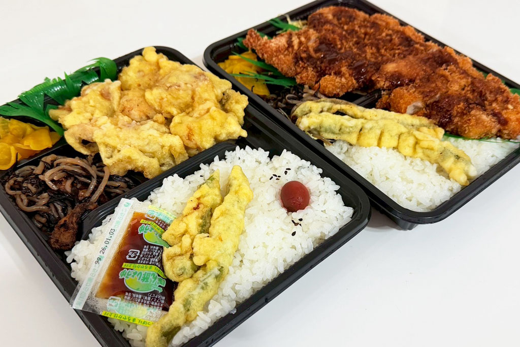 【中津市】ボリューム満点の手作り弁当が大人気!『おべんと屋』の「トンカツ弁当」「とり天弁当」