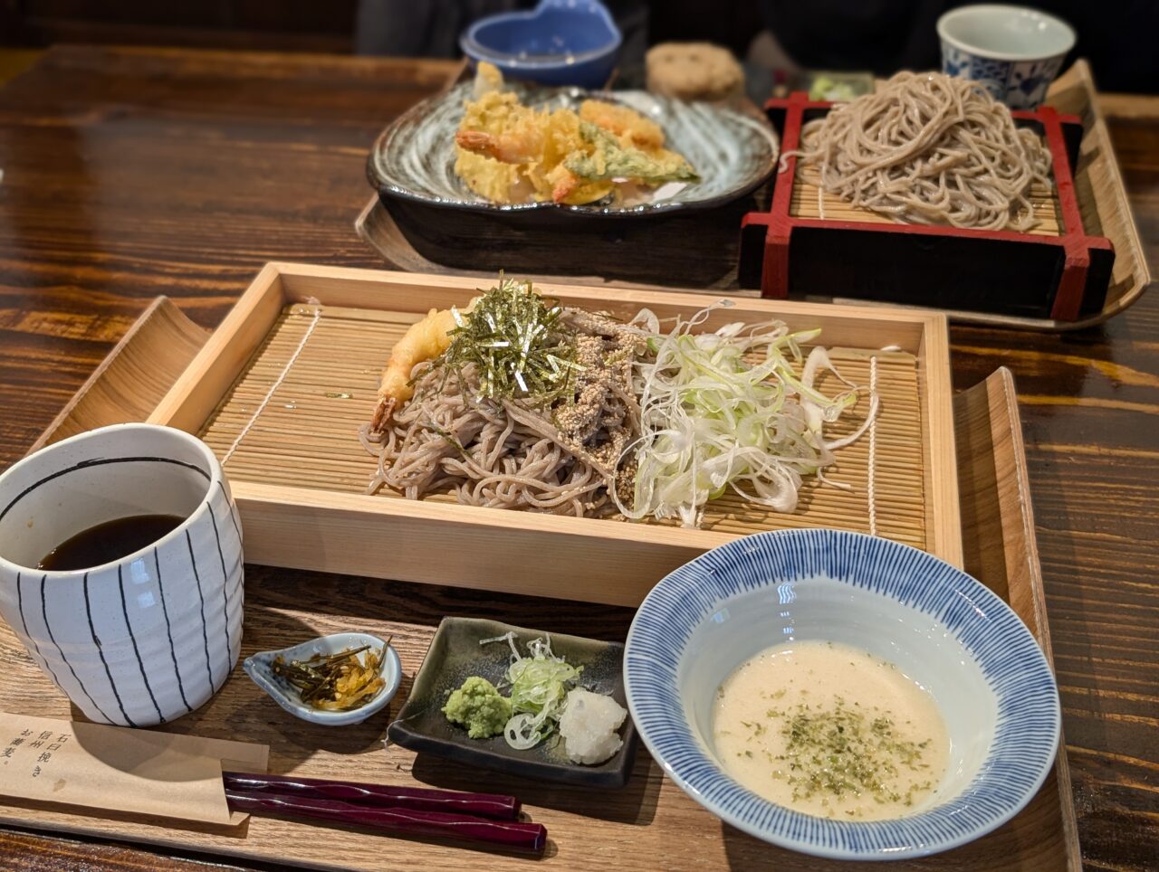 【大分市】店内で製粉・製麺した、信州そばが堪能できる『石臼挽き信州お蕎麦。KUNPU』