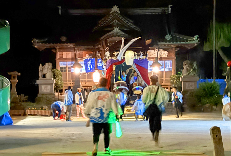 【宇佐市】『長洲神社葵祭』祇園車の巡航・辻踊り、高まる熱気!最終日レポ